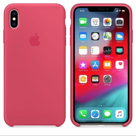 🆕 iPhone XS Max Silicone Case - Hibiscus - Picture 2 of 5
